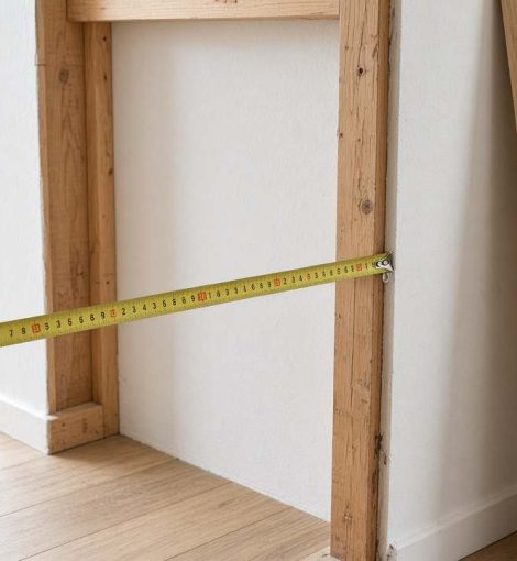 Measuring a door opening